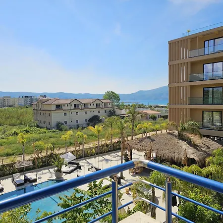 Apartment With Pool View In Rradhime Vlore Exterior photo